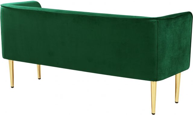 Meridian Furniture Audrey Green Velvet Accent Bench -2