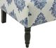 Olliix by Madison Park Lola Navy/Cream Tufted Armless Chair-4