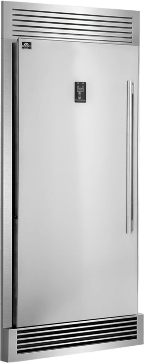 FORNO® Rizzuto 32" 13.8 Cu. Ft. Stainless Steel Built-In Column Refrigerator/Freezer-3