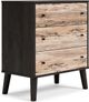 Signature Design by Ashley® Piperton 5-Piece Two-Tone Black/Brown Twin Panel Platform Bed Set-3