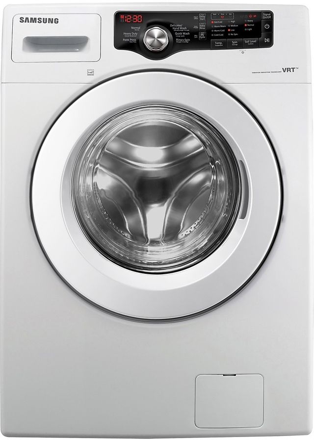 Samsung Neat White Front Load Washer-0