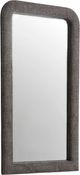 TOV Furniture Heidi Espresso Upholstered Oversized Floor Mirror-2