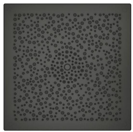KOHLER® Real Rain® Thunder Gray 1.75 GPM 19" 2-Function Overhead Shower Panel-3