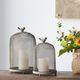 A & B Home Antique Gray Candle Holder-4
