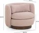 TOV Furniture Nura Pink Swivel Accent Chair-2