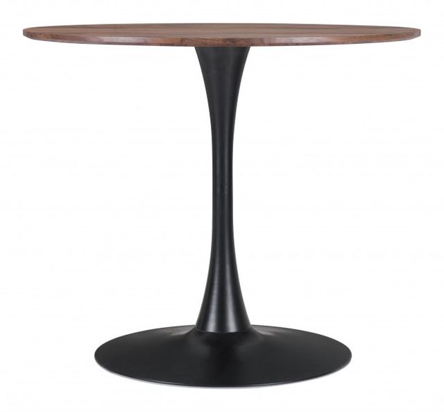 Zuo® Modern Opus Brown Dining Table with Black Base-2