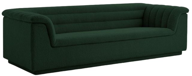 Meridian Furniture Cascade Green Boucle Fabric Sofa-0