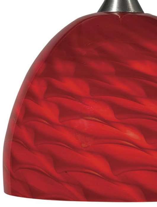 Cal® Lighting & Accessories Red Scale Pendant-1