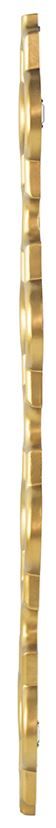 A & B Home Madlyn Gold Long Narrow Wall Mirror-2