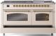 Ilve® Nostalgie II Series 60" Antique White Pro Style Dual Fuel Range-4