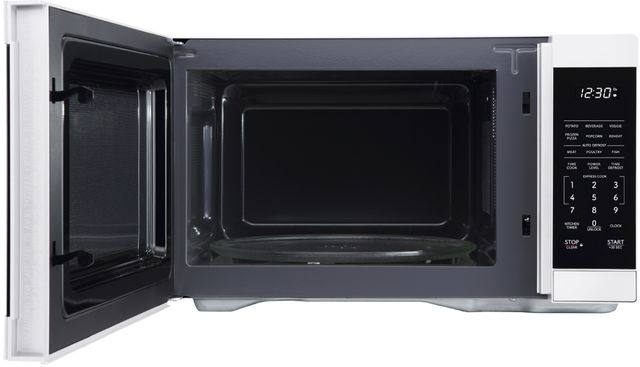 Sharp® 1.1 Cu. Ft. White Countertop Microwave-1