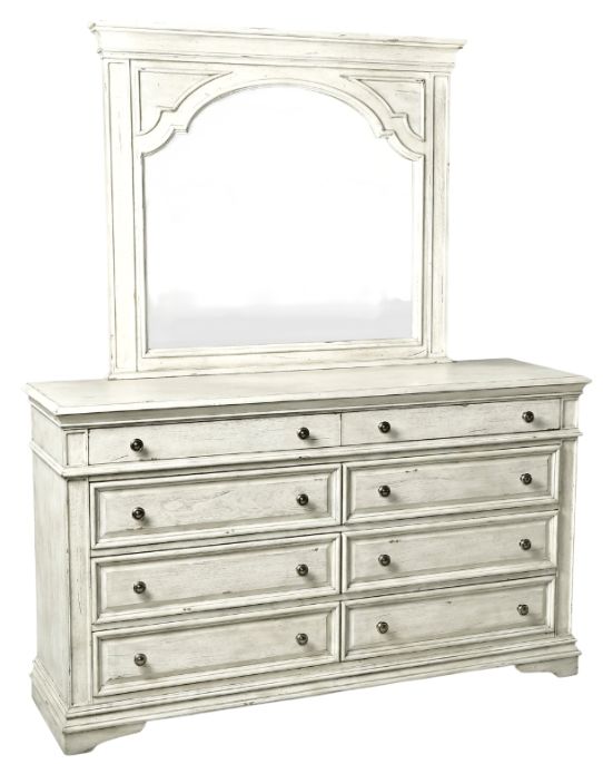 Steve Silver Co. Highland Park Cathedral White Dresser-2