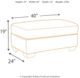 Ashley® Belcampo Jute Ottoman-4