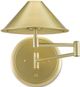 Currey & Company Seton Brushed Brass Swing-Arm Wall Sconce-1