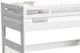 Elements International Cali Kids White Twin Loft Bed-1