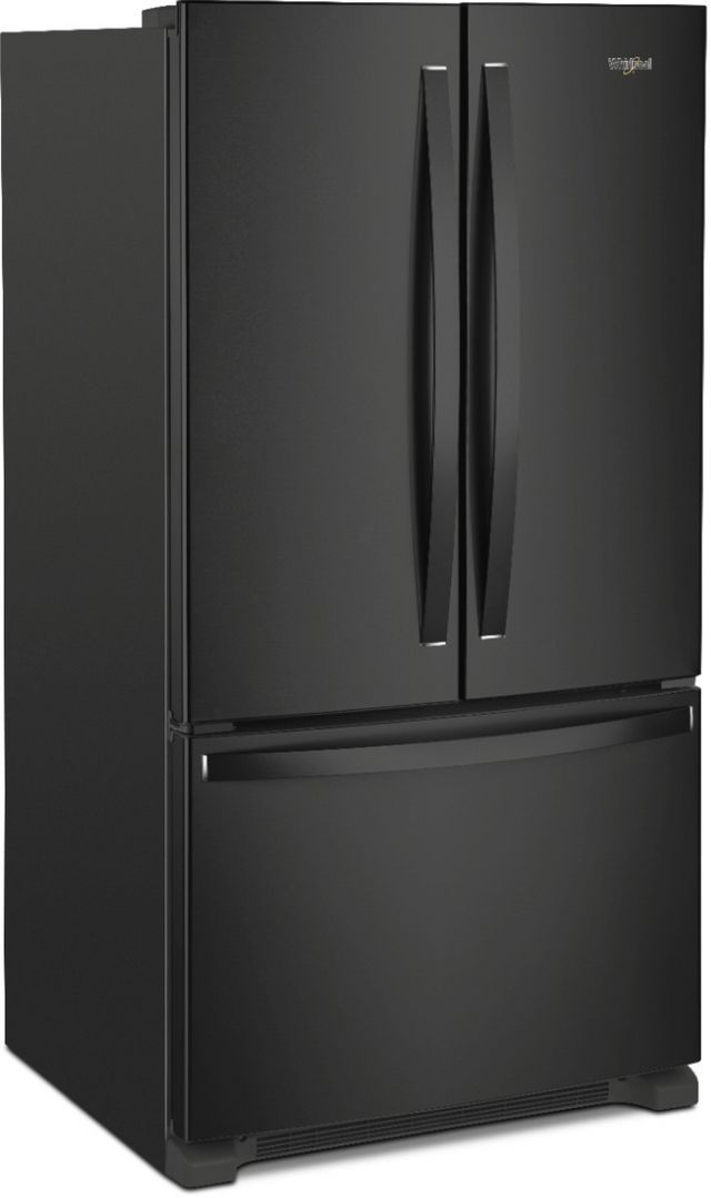 Whirlpool® 36 in. 25.2 Cu. Ft. Black French Door Refrigerator-2