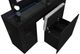 Global Furniture USA Ella 3-Piece Black Vanity Set with Storage Stool-1