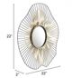 Zuo® Comet Black and Gold Mirror -3