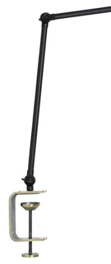 StyleCraft Dann Foley Lifestyle Black Table Mount Task Lamp-2