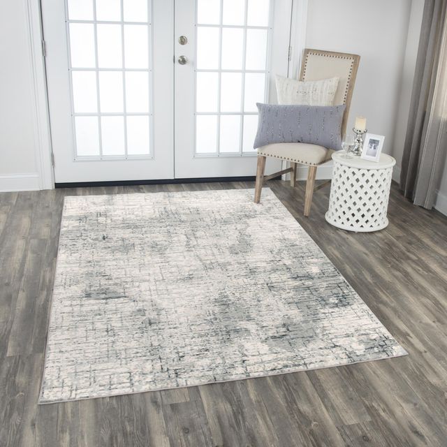 Rizzy Home Chelsea Cream/Gray 7'10" x 9'10" Rug-2