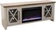 Legends Home Ithaca Bourbon/Sandstone 66" Fireplace Console-0