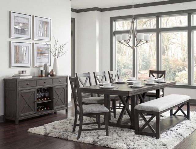 Legacy Classic Briarwood Sable Trestle Dining Table-1