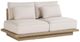 TOV Furniture Mora Cream 65" Fabric/Wicker Outdoor Sofa-0