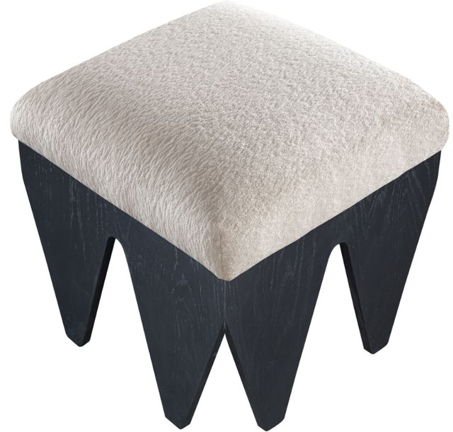 Meridian Furniture Altair Beige/Black Upholstered Bench-2