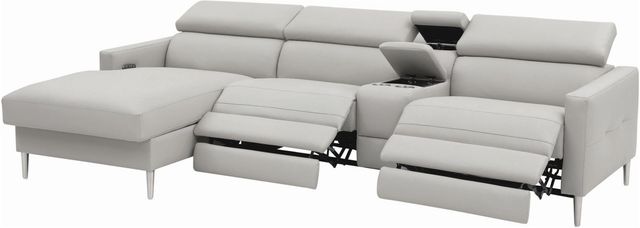 Coaster® Beryl Light Grey 4-Piece Power Sectional-1