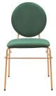 Zuo® Modern Odessa Gold/Green Dining Side Chair-2