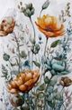 StyleCraft Whimsy Floral Fall II Wall Art-1