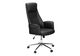 Monarch Specialties Inc. Black Leather-Look High Back Executive Office Chair with Headrest-0
