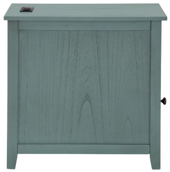 Signature Design by Ashley® Treytown Teal Chairside End Table-3