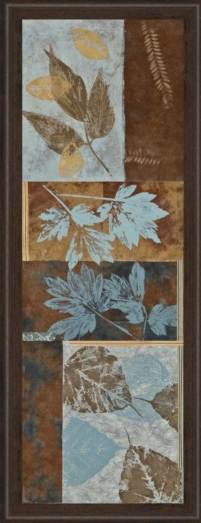 Classy Art Blue Fusion Panel Il By Jeni Lee Wall Art-1