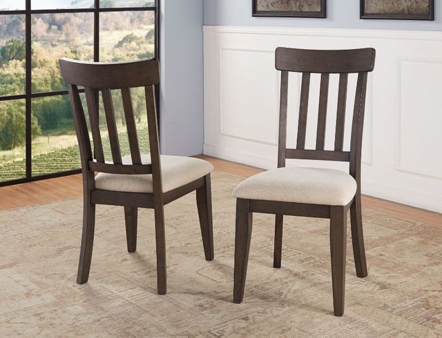 Steve Silver Co. Napa Dusky Cedar/Natural Linen Dining Side Chair-1