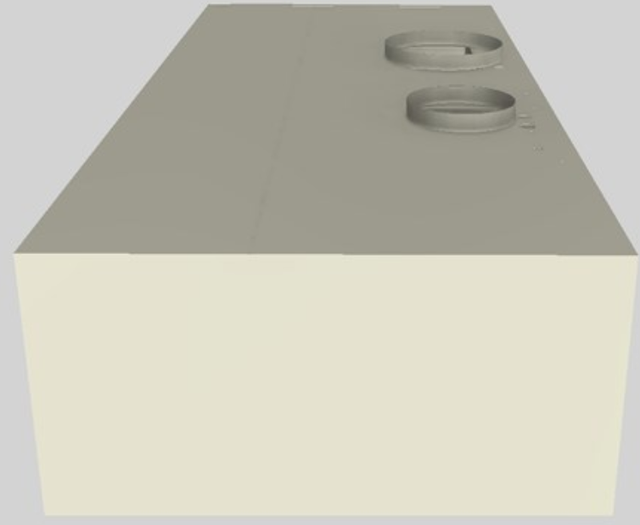 Vent-A-Hood® 54" Biscuit Wall Mounted Range Hood-1