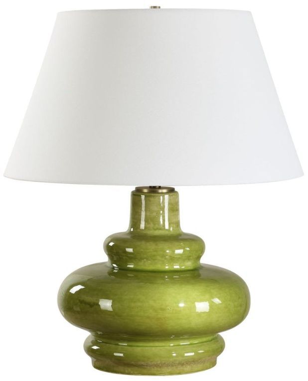 Uttermost® Penny Moss Green/White Table Lamp-0