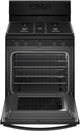 Whirlpool® 30" Free Standing Gas Range-Black-1
