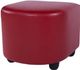 GoBerce® Red Ottoman-0