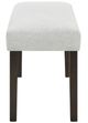 New Classic® Home Furnishings Carissa Espresso/Stone Dining Bench-3