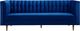 TOV Furniture Sebastian Navy Velvet Sofa-1