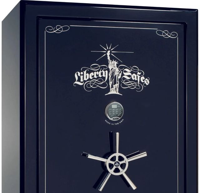 Liberty Safe Presidential Blue Gloss 50 Electronic Lock Gun Safe-1