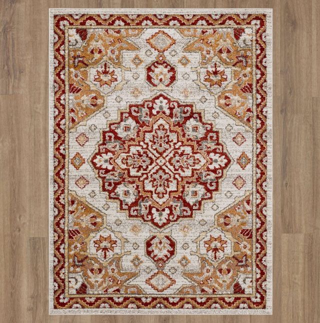 Mohawk Home Whimsy Jennings Gold 5'x8' Area Rug-1