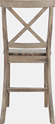 Jofran Inc. Eastern Tides Bisque X Back Counter Stool-3