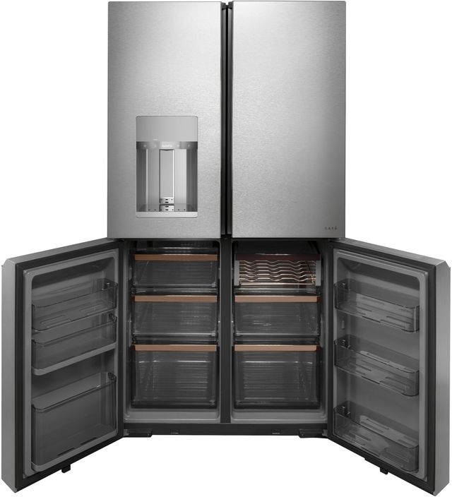 Café™ 27.4 Cu. Ft. Platinum Glass Smart French Door Refrigerator-3