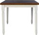 Powell® Willow Honey Brown Dining Table with Vanilla White Base-4