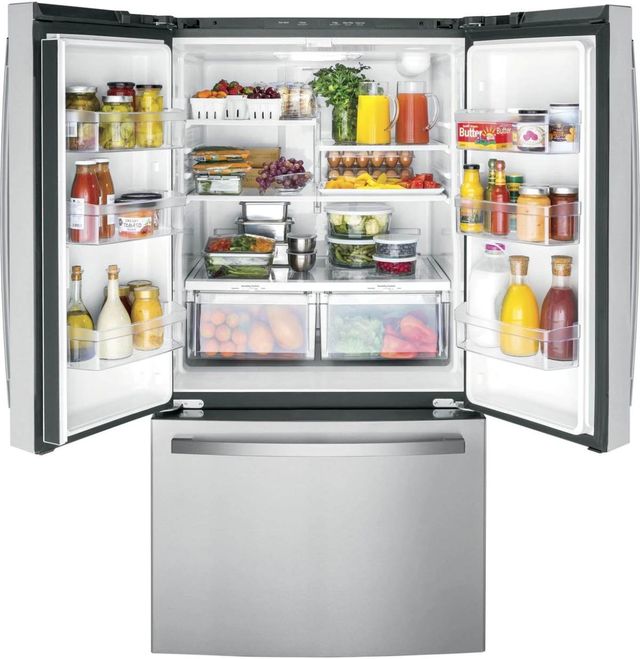 GE® 27.0 Cu. Ft. Fingerprint Resistant Stainless Steel French Door Refrigerator-2