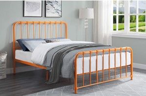 Mazin Furniture Bethany Orange Full Youth Bed-2