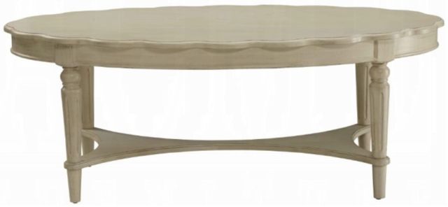 ACME Furniture Fordon French Antique White Coffee Table-1