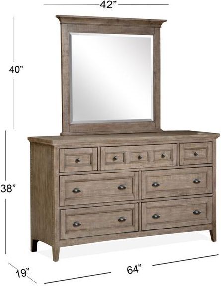 Magnussen Home® Paxton Place Dovetail Gray Dresser-2